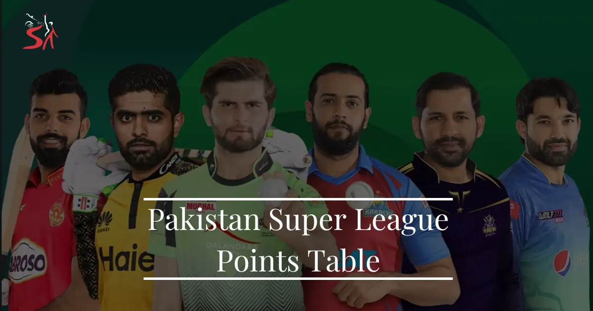 PSL 2024 Points Table Sports Addictors